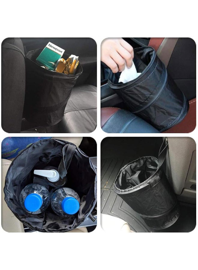 Estrico Car Trash Bin, Waterproof Hanging Storage Container, Black Interior Garbage Bag, Car Organization Accessory - Image 3
